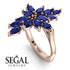 Marquise Shape Sapphire Galmorious Ring - Melanie No. 14 image 3