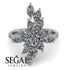 Marquise Shape Diamond Galmorious Ring - Melanie No. 3 image 2