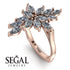 Marquise Shape Diamond Galmorious Ring - Melanie No. 2