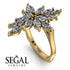 Marquise Shape Diamond Galmorious Ring - Melanie No. 1 image 3