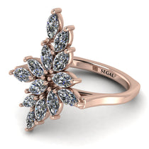 Marquise Shape Diamond Galmorious Ring - Melanie No. 2 image 1