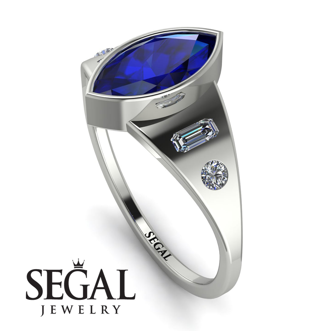 Marquise Bezel Diamond Ring - Juliana No. 15