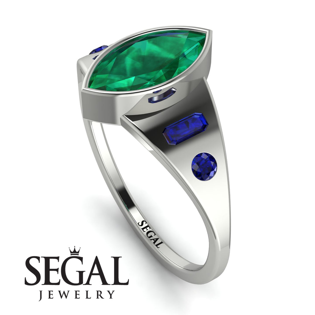 Marquise Bezel Diamond Ring - Juliana No. 66