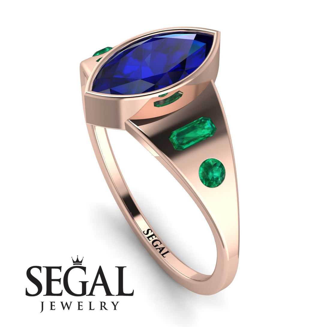 Marquise Bezel Diamond Ring - Juliana No. 29