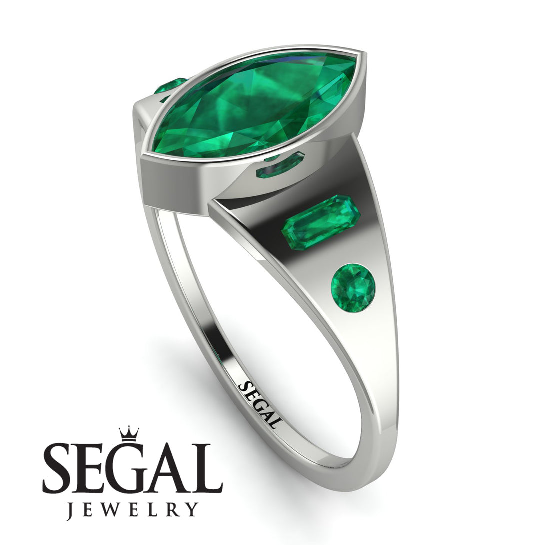 Marquise Bezel Diamond Ring - Juliana No. 21