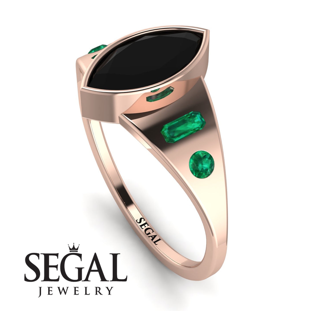 Marquise Bezel Diamond Ring - Juliana No. 23