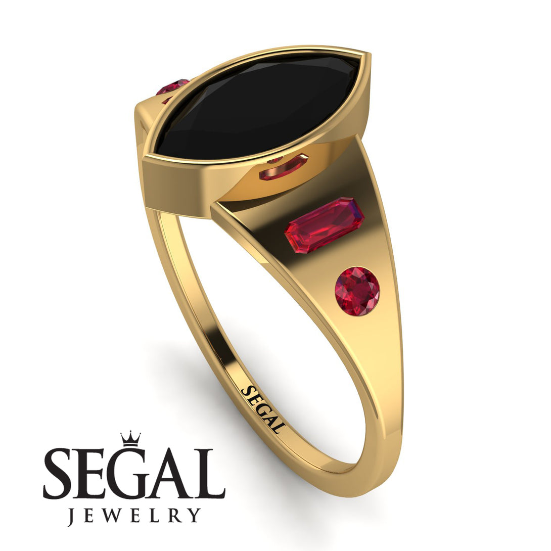 Marquise Bezel Diamond Ring - Juliana No. 52