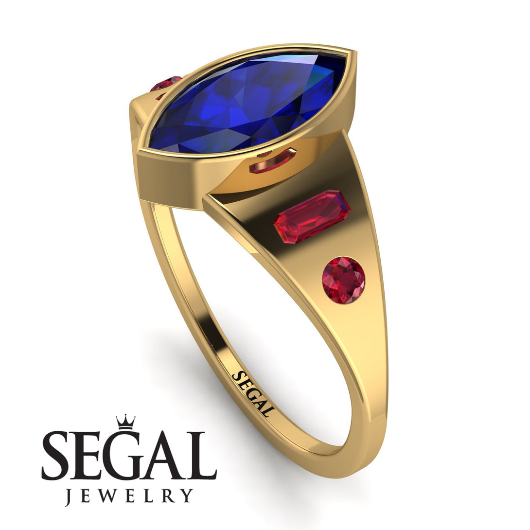 Marquise Bezel Diamond Ring - Juliana No. 58