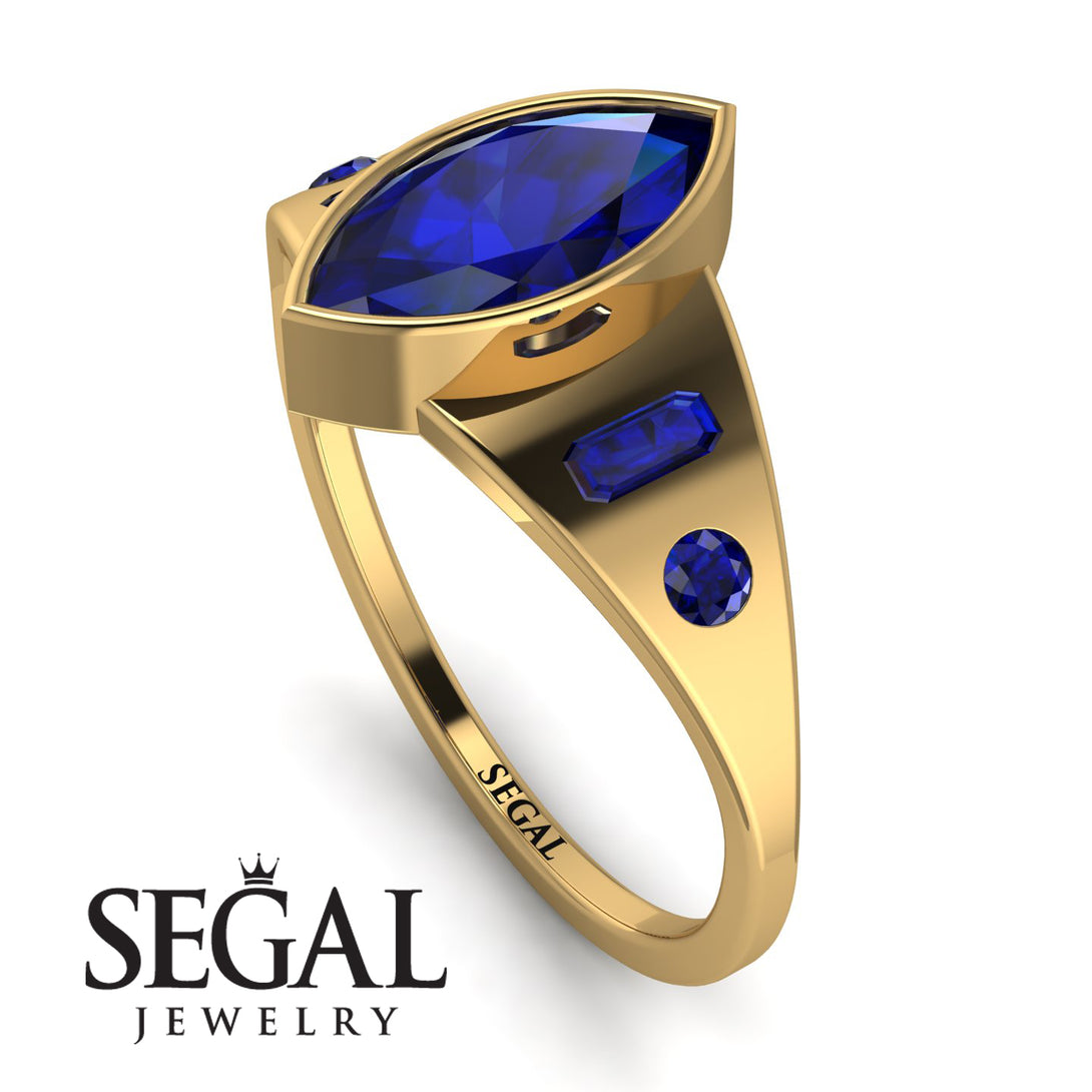 Marquise Bezel Diamond Ring - Juliana No. 73