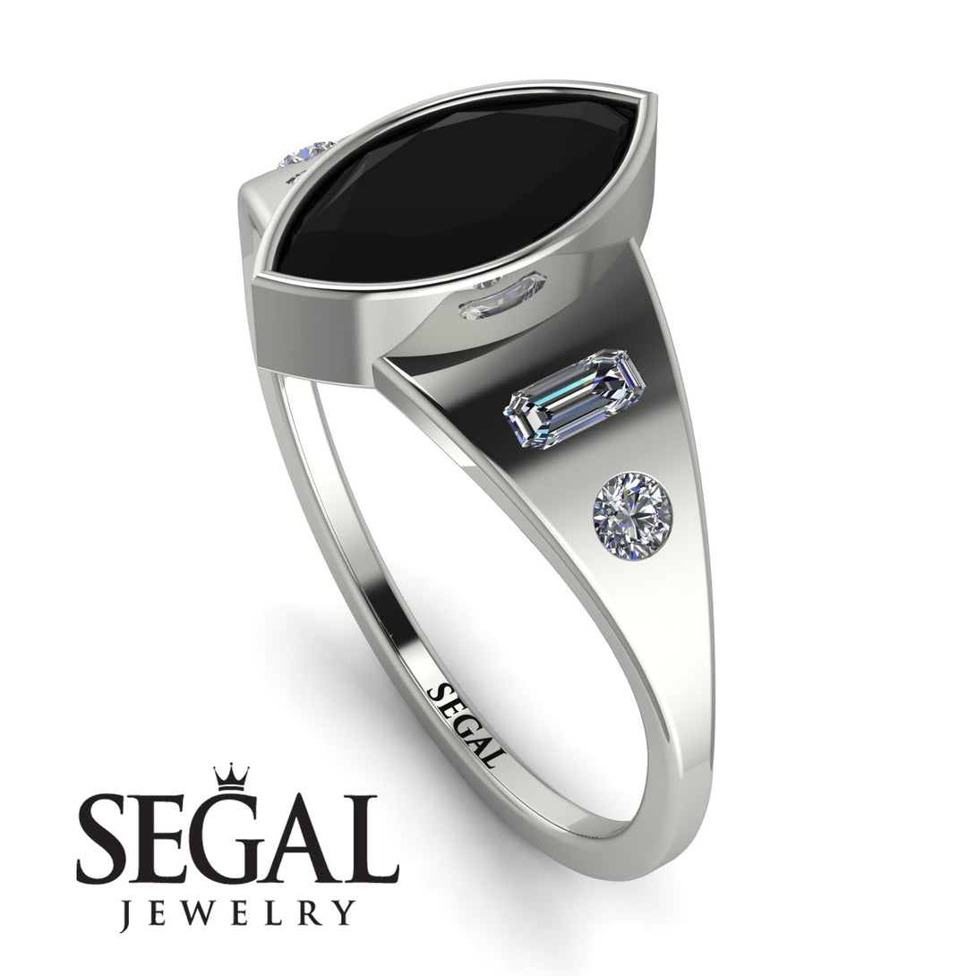 Marquise Bezel Diamond Ring - Juliana No. 9