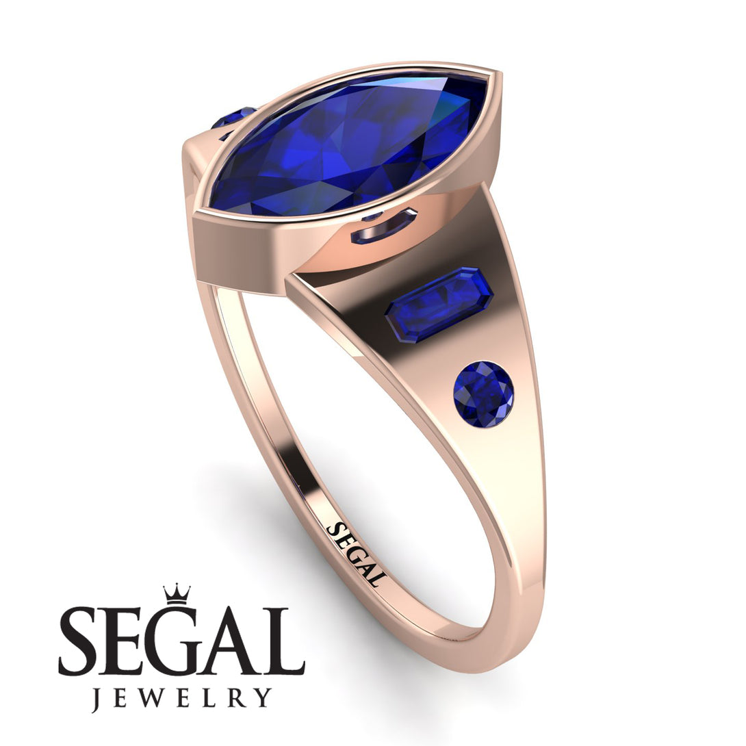 Marquise Bezel Diamond Ring - Juliana No. 74