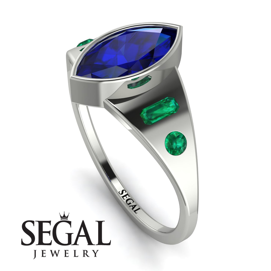 Marquise Bezel Diamond Ring - Juliana No. 30