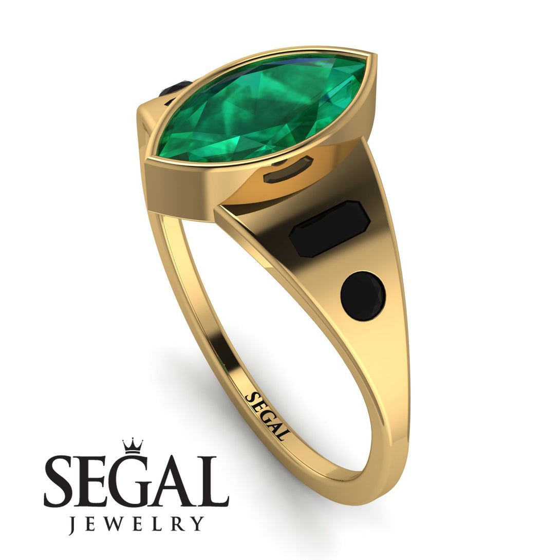 Marquise Bezel Diamond Ring - Juliana No. 34