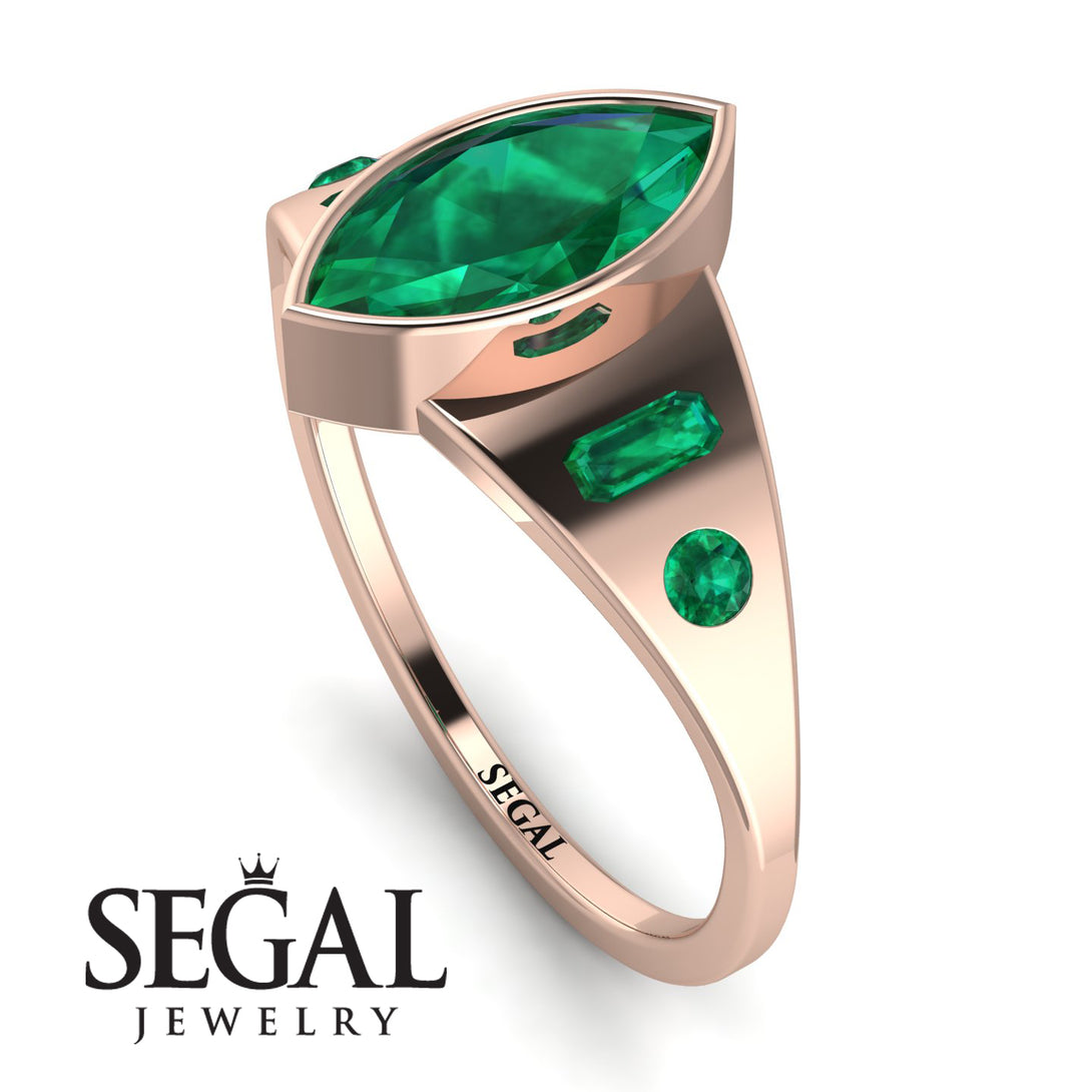 Marquise Bezel Diamond Ring - Juliana No. 20