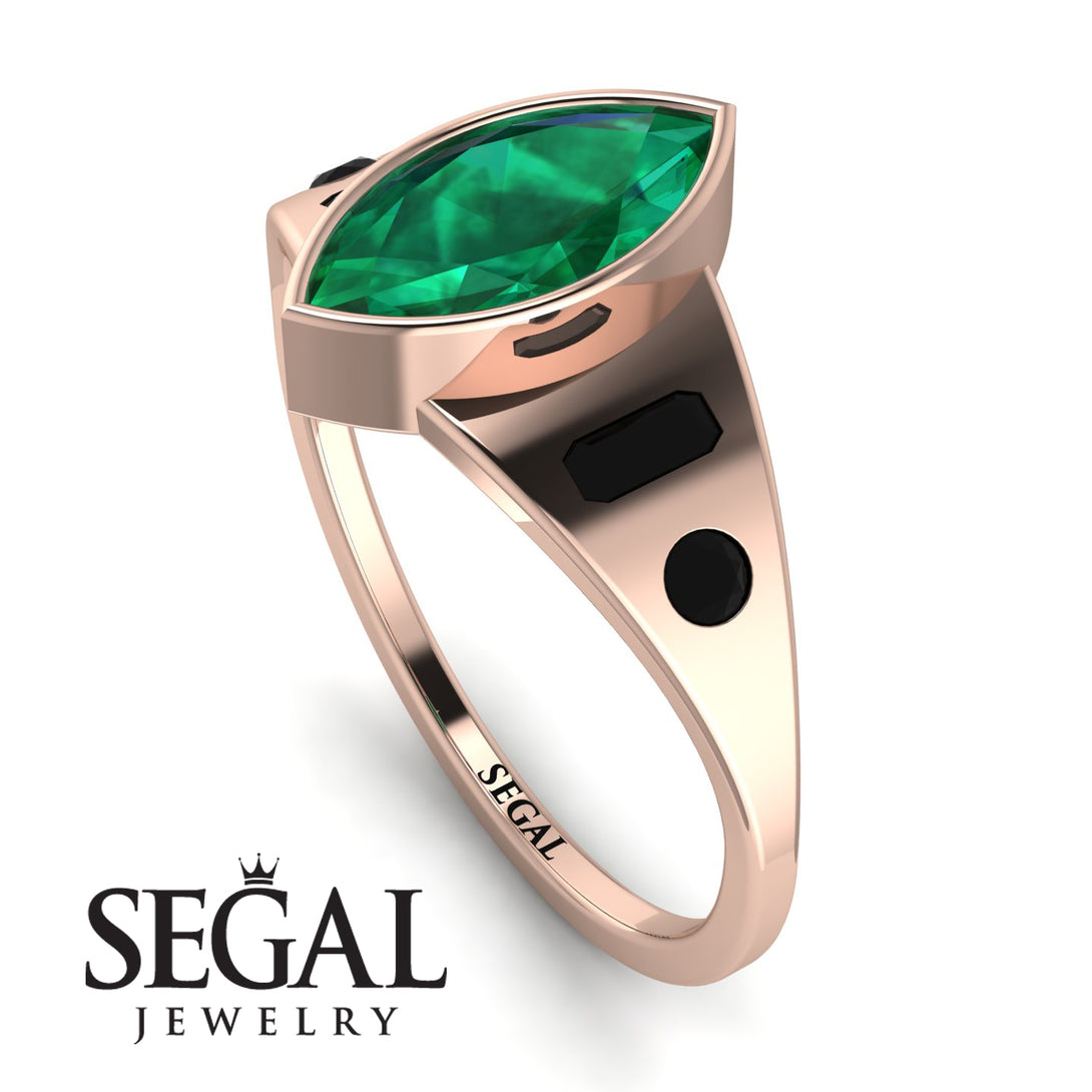 Marquise Bezel Diamond Ring - Juliana No. 35