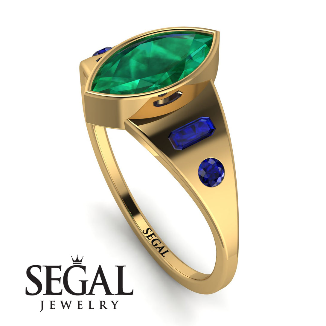 Marquise Bezel Diamond Ring - Juliana No. 64