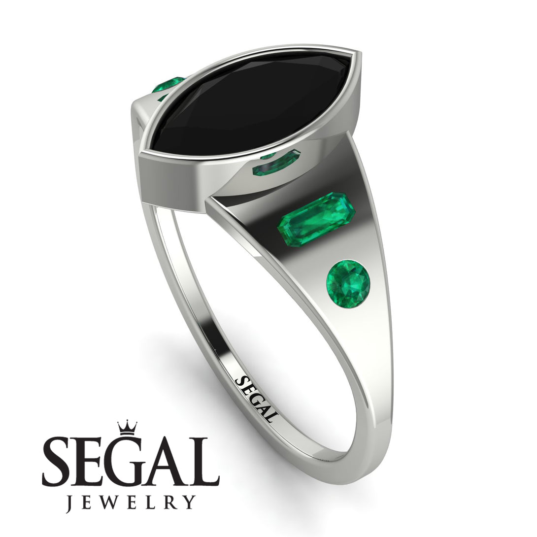 Marquise Bezel Diamond Ring - Juliana No. 24