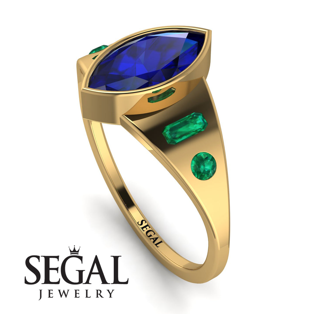 Marquise Bezel Diamond Ring - Juliana No. 28