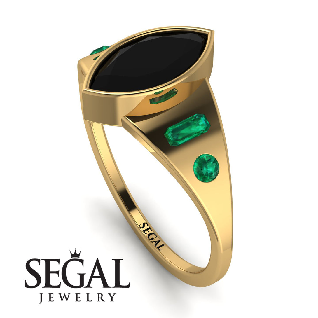 Marquise Bezel Diamond Ring - Juliana No. 22