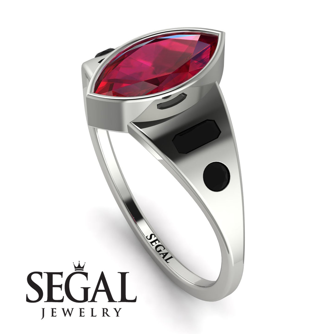 Marquise Bezel Diamond Ring - Juliana No. 42