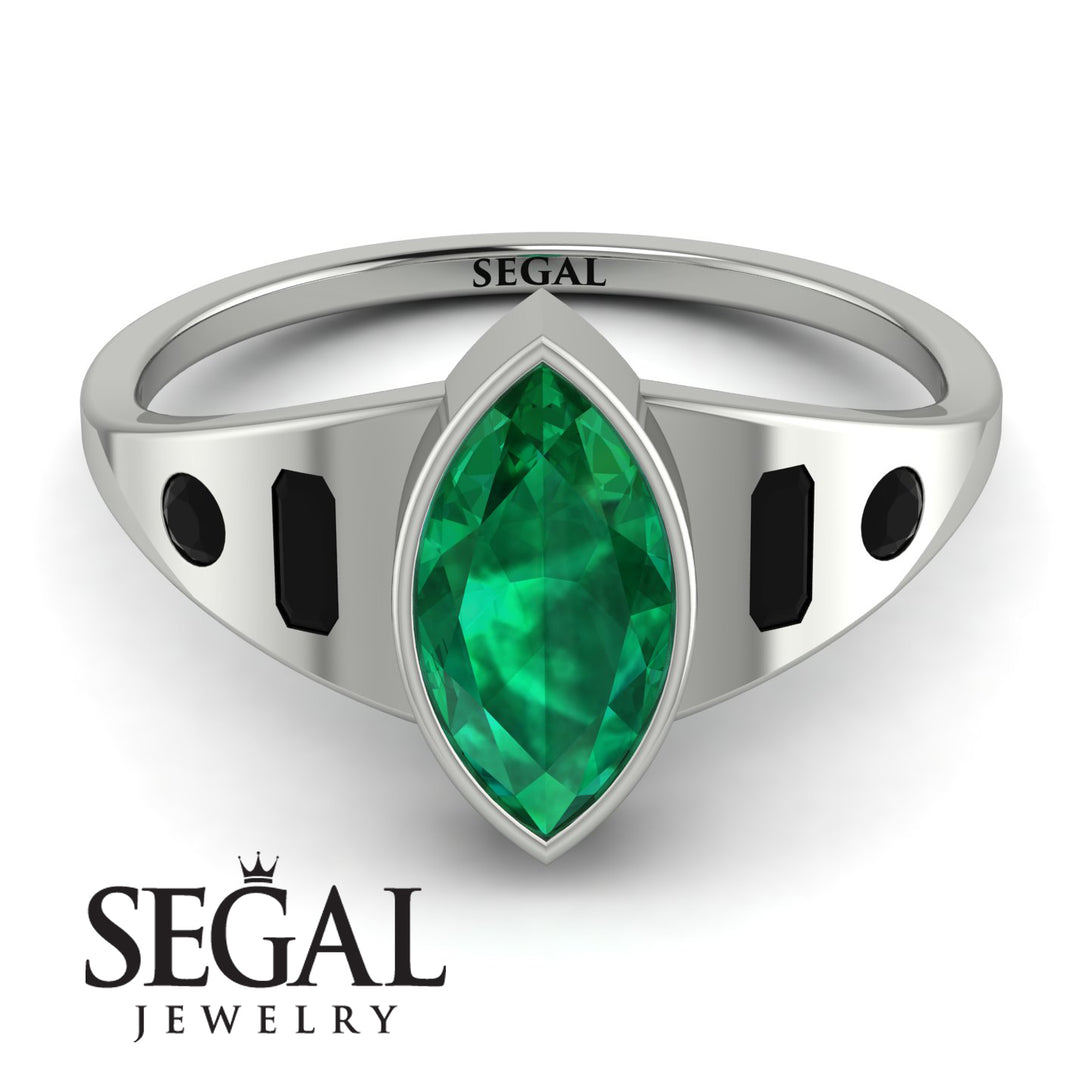 Marquise Bezel Diamond Ring - Juliana No. 36