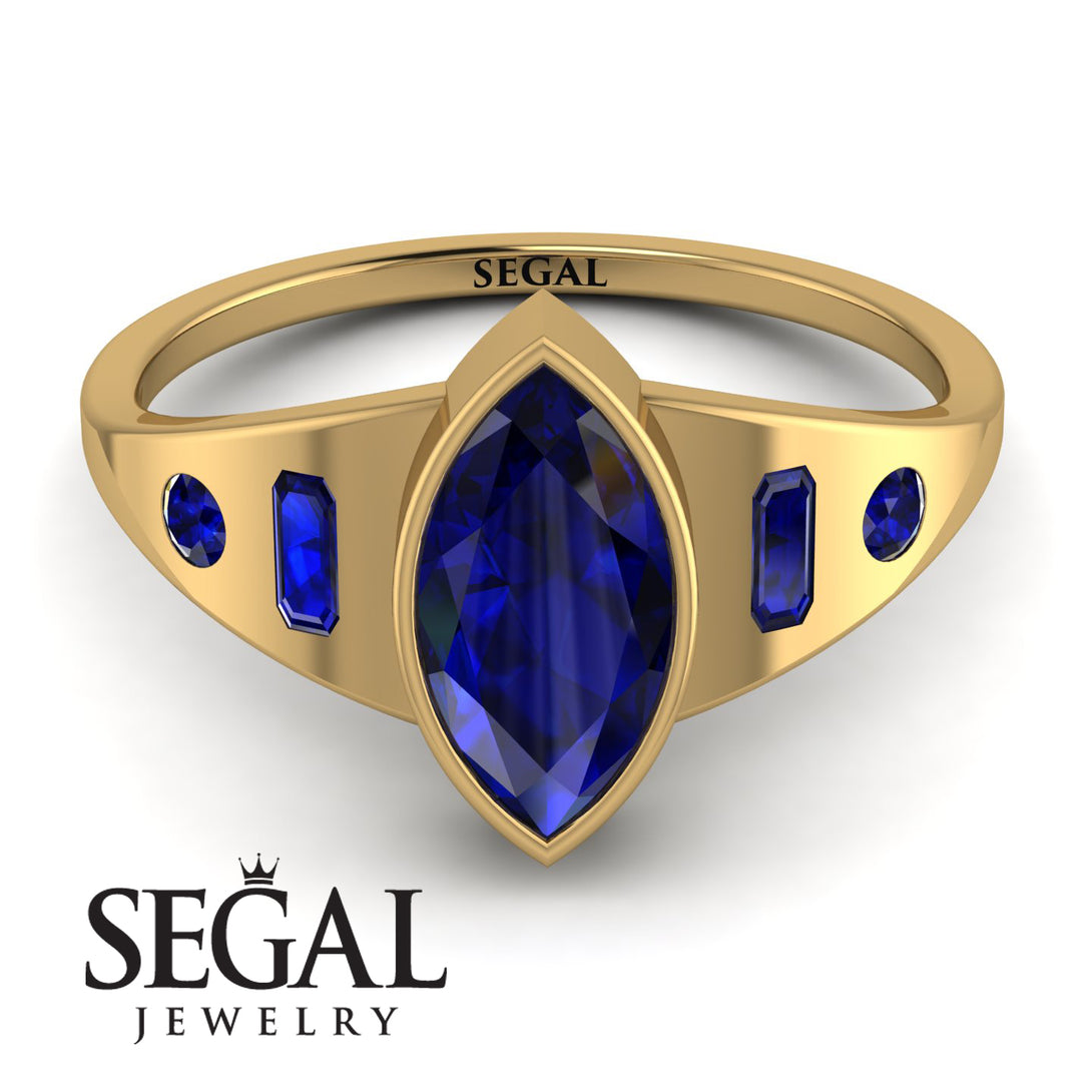 Marquise Bezel Diamond Ring - Juliana No. 73