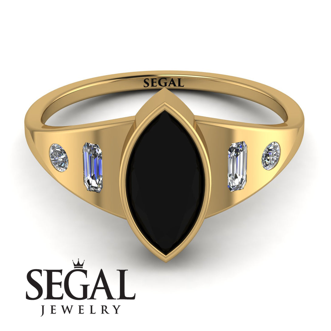 Marquise Bezel Diamond Ring - Juliana No. 7