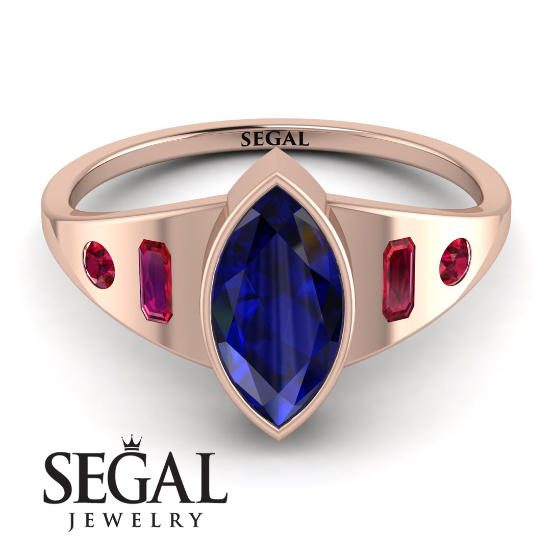 Marquise Bezel Diamond Ring - Juliana No. 59