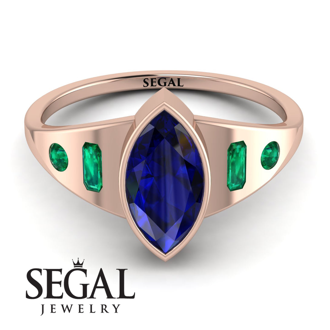 Marquise Bezel Diamond Ring - Juliana No. 29