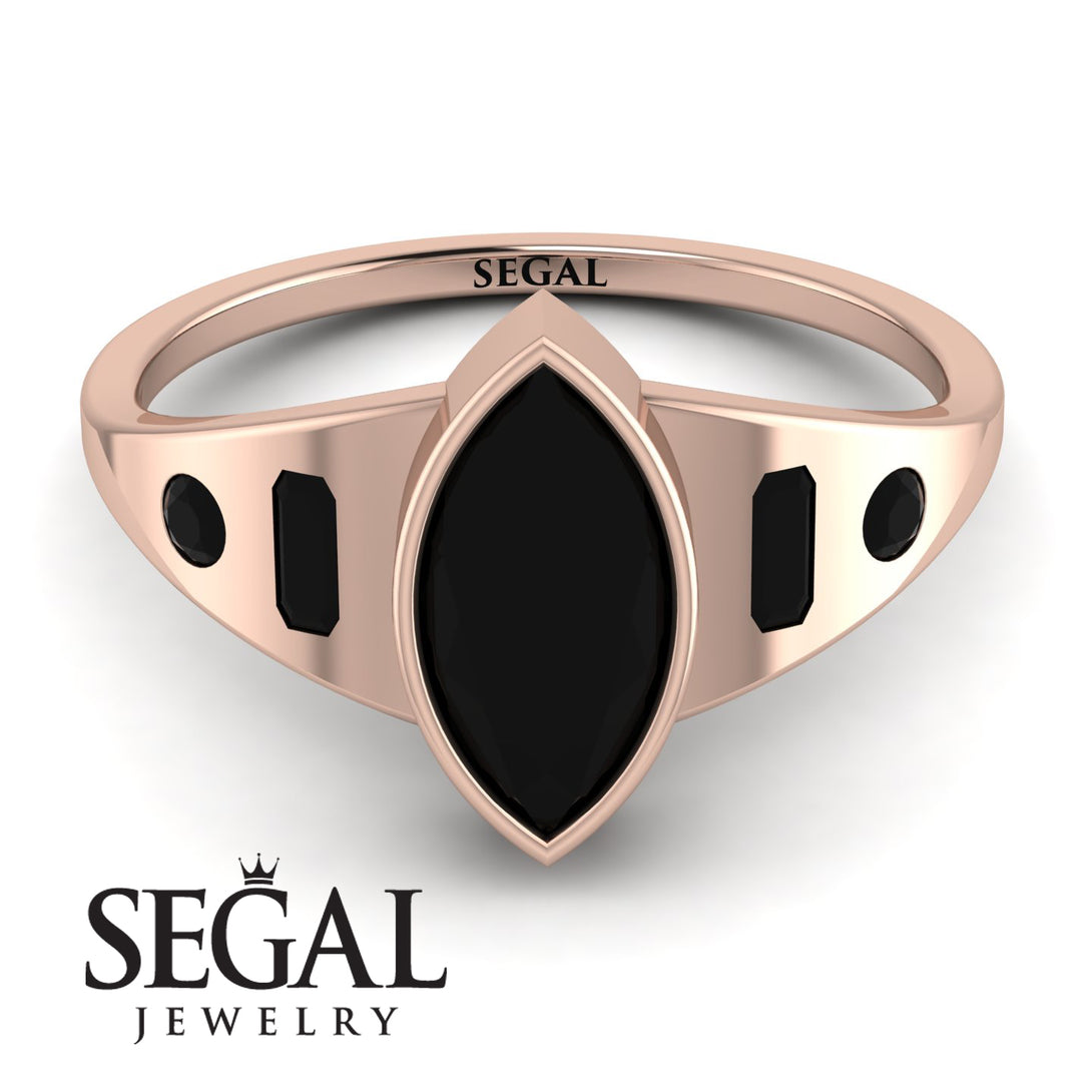 Marquise Bezel Diamond Ring - Juliana No. 38