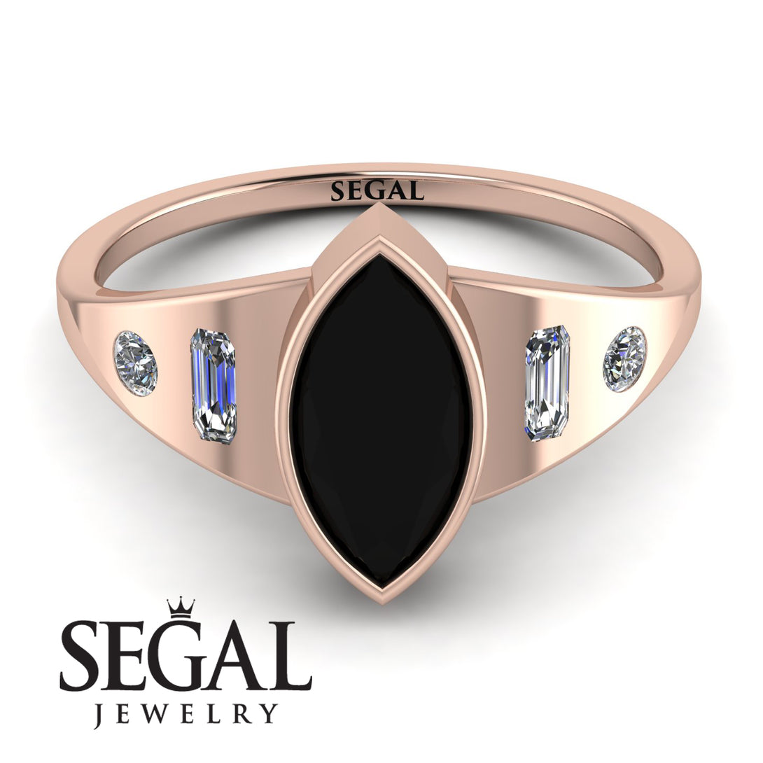 Marquise Bezel Diamond Ring - Juliana No. 8