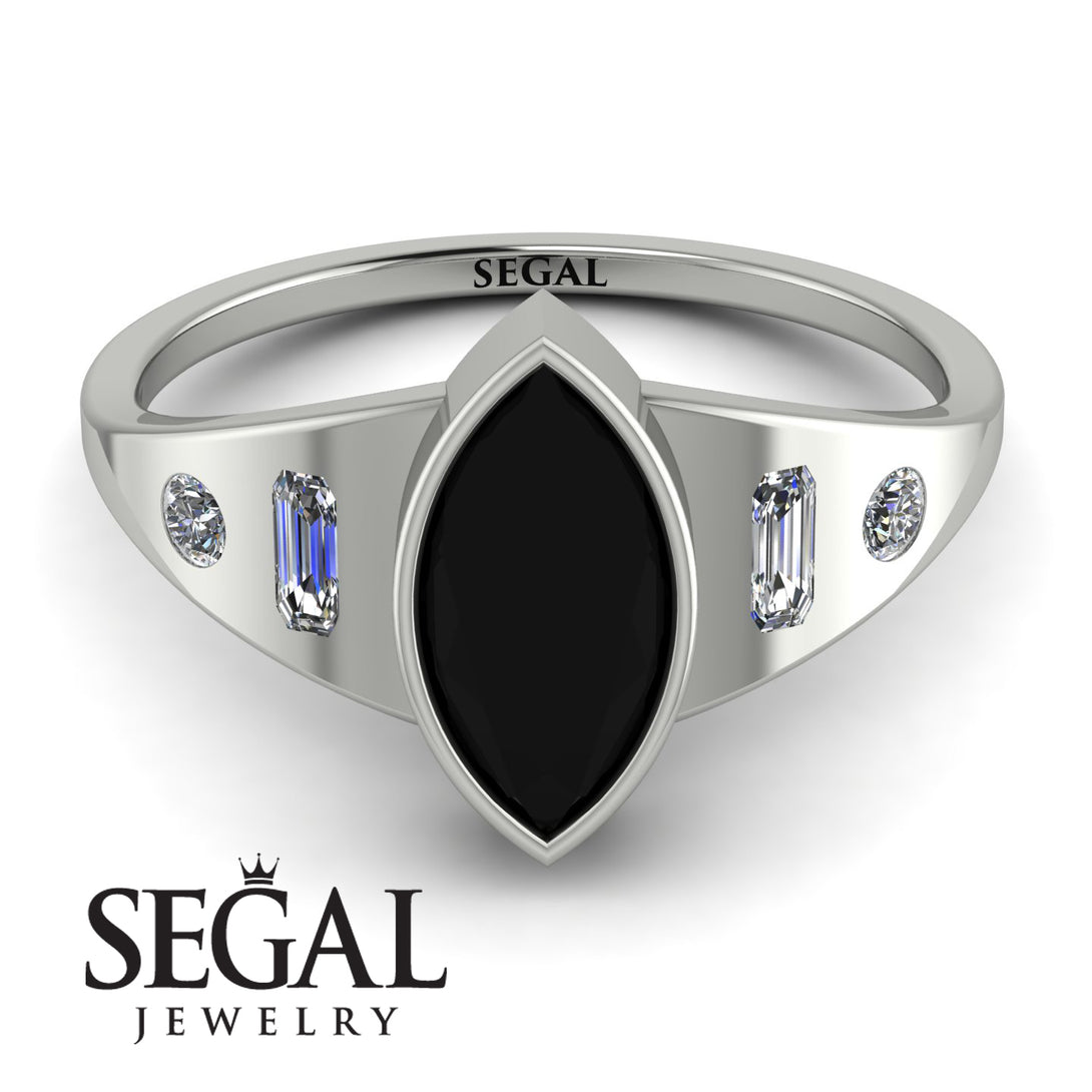 Marquise Bezel Diamond Ring - Juliana No. 9