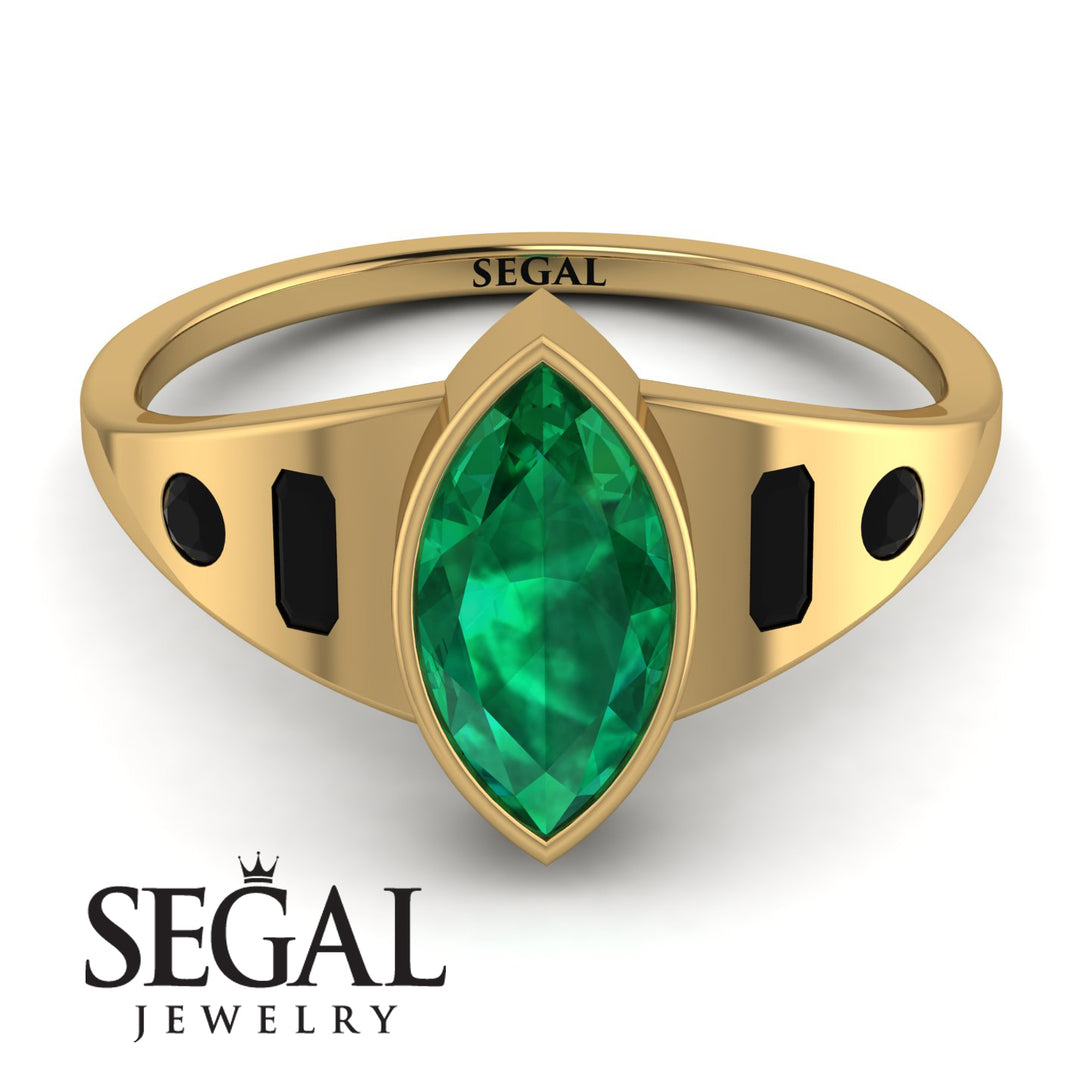 Marquise Bezel Diamond Ring - Juliana No. 34