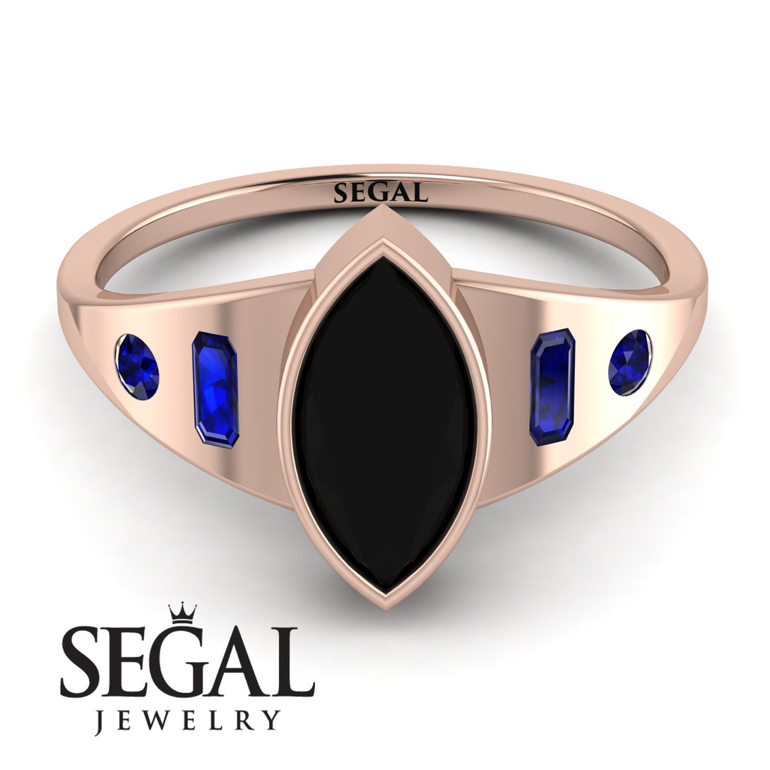 Marquise Bezel Diamond Ring - Juliana No. 68