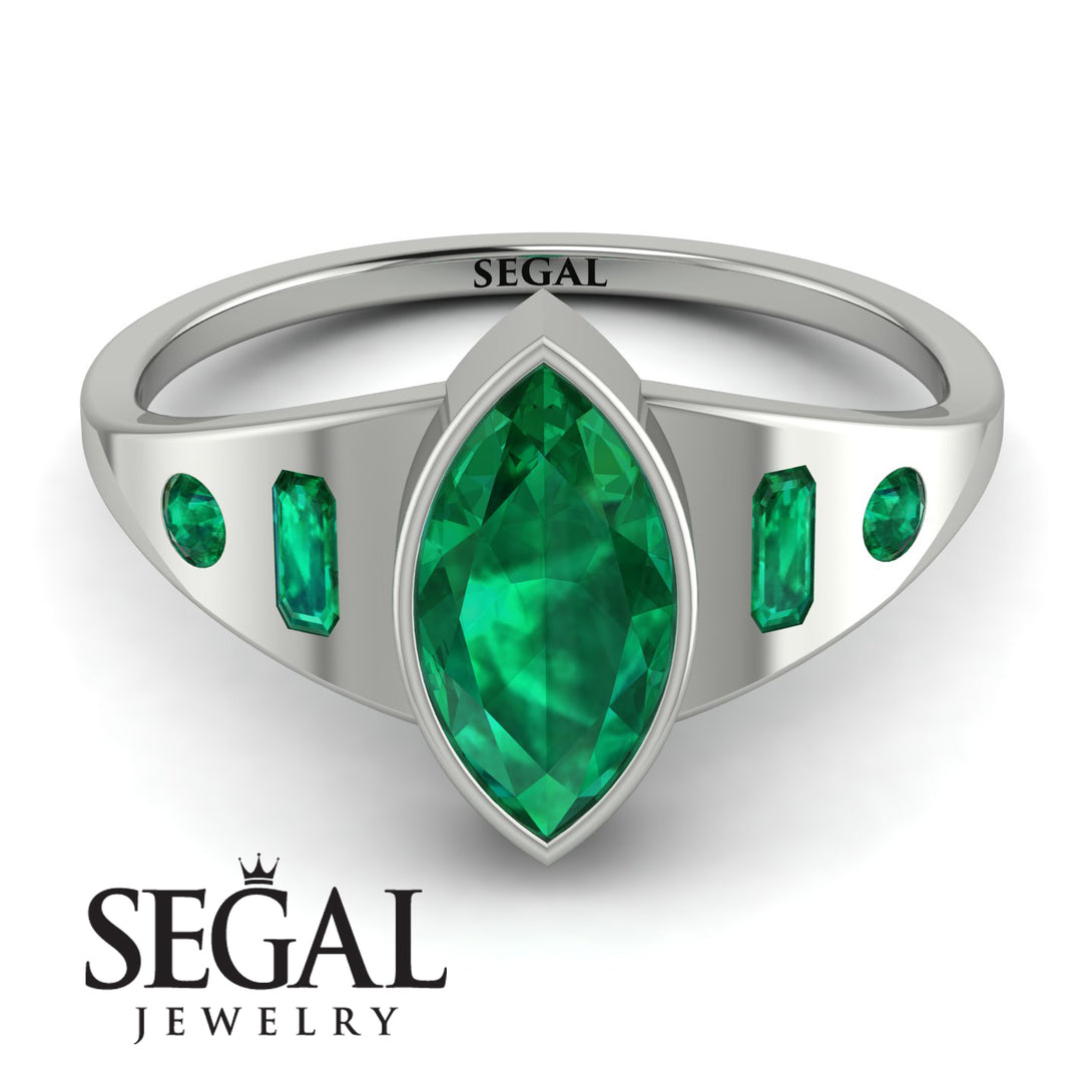 Marquise Bezel Diamond Ring - Juliana No. 21