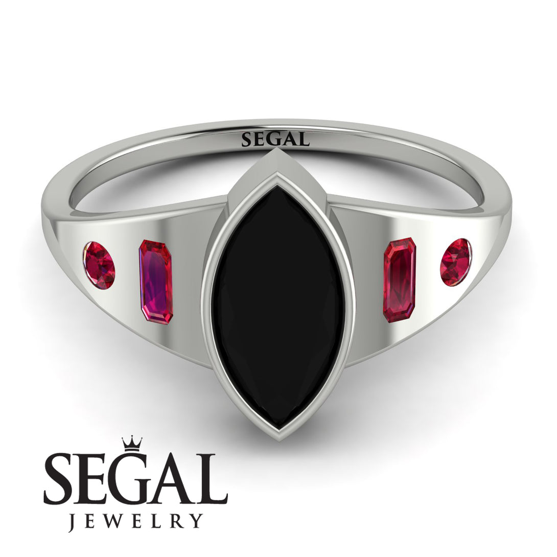 Marquise Bezel Diamond Ring - Juliana No. 54