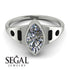 Marquise Bezel Diamond Ring - Juliana No. 33