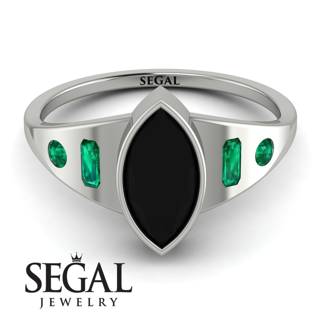 Marquise Bezel Diamond Ring - Juliana No. 24