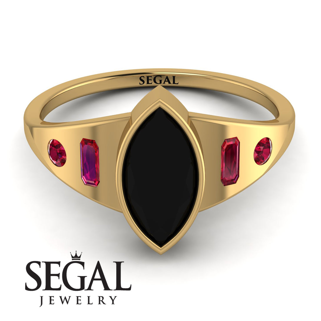 Marquise Bezel Diamond Ring - Juliana No. 52