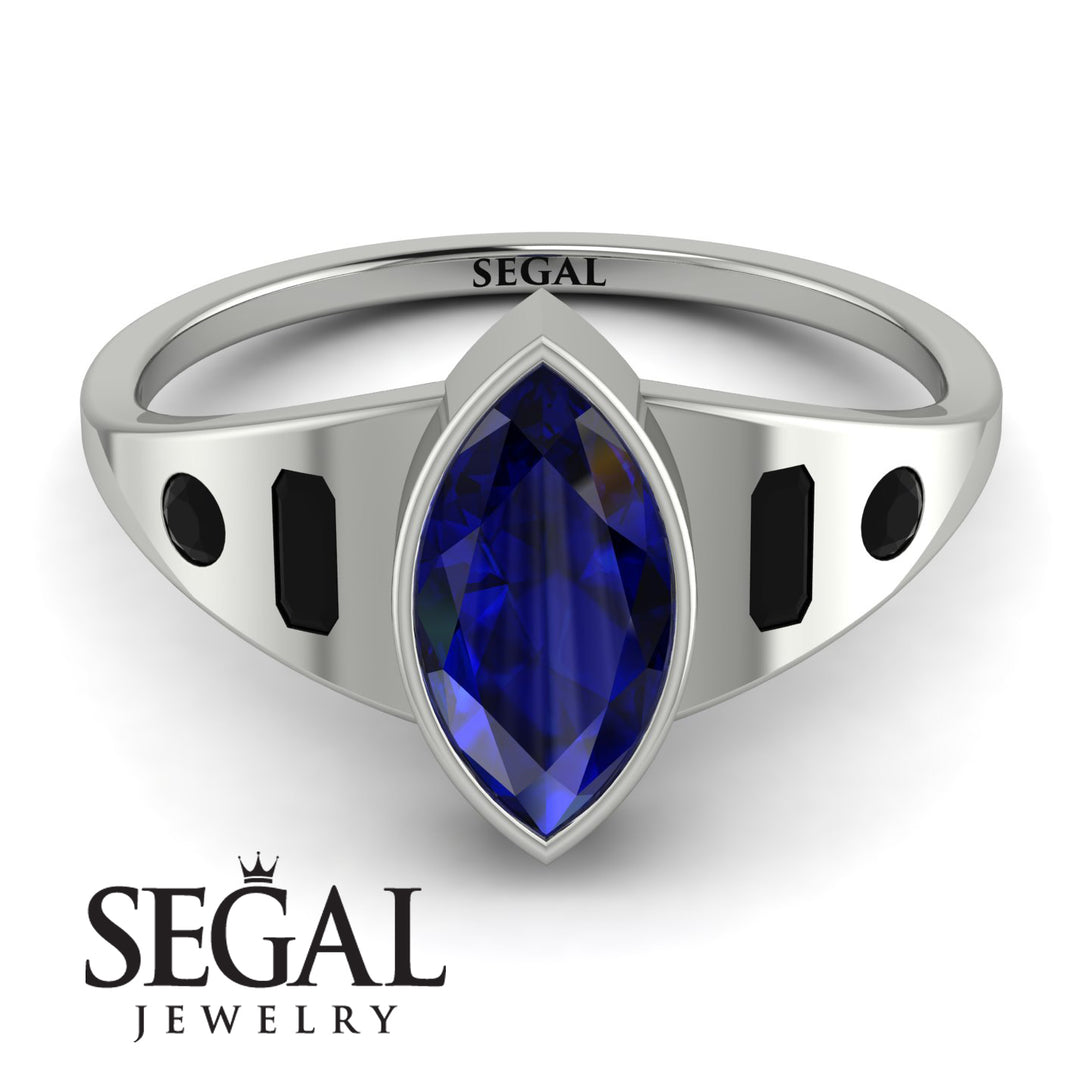 Marquise Bezel Diamond Ring - Juliana No. 45