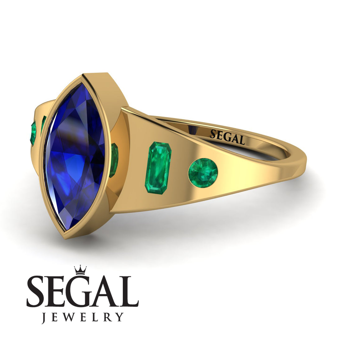 Marquise Bezel Diamond Ring - Juliana No. 28