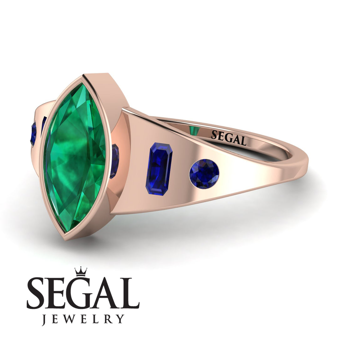 Marquise Bezel Diamond Ring - Juliana No. 65