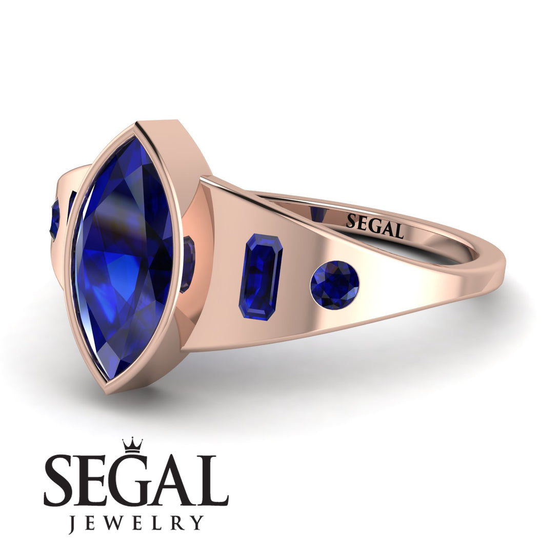 Marquise Bezel Diamond Ring - Juliana No. 74