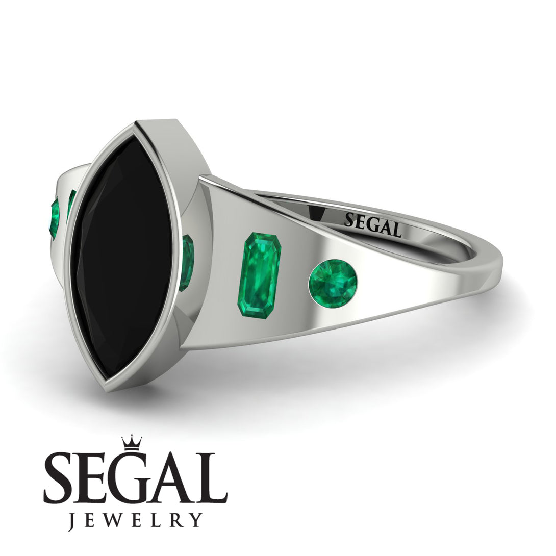 Marquise Bezel Diamond Ring - Juliana No. 24