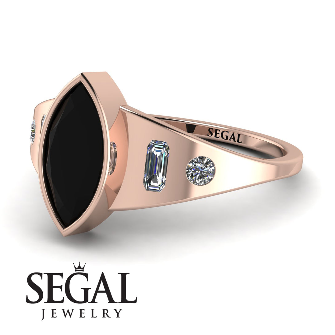 Marquise Bezel Diamond Ring - Juliana No. 8