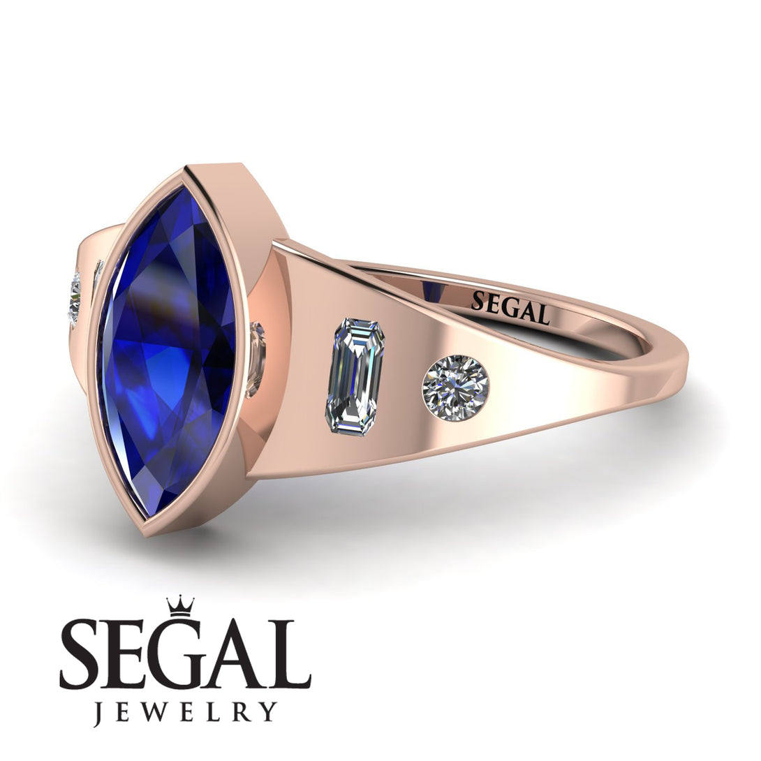 Marquise Bezel Diamond Ring - Juliana No. 14