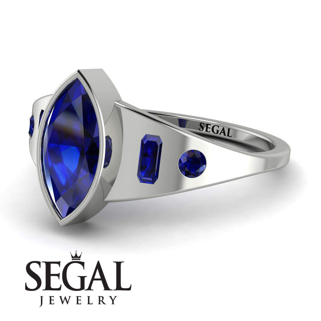 Marquise Bezel Diamond Ring - Juliana No. 75