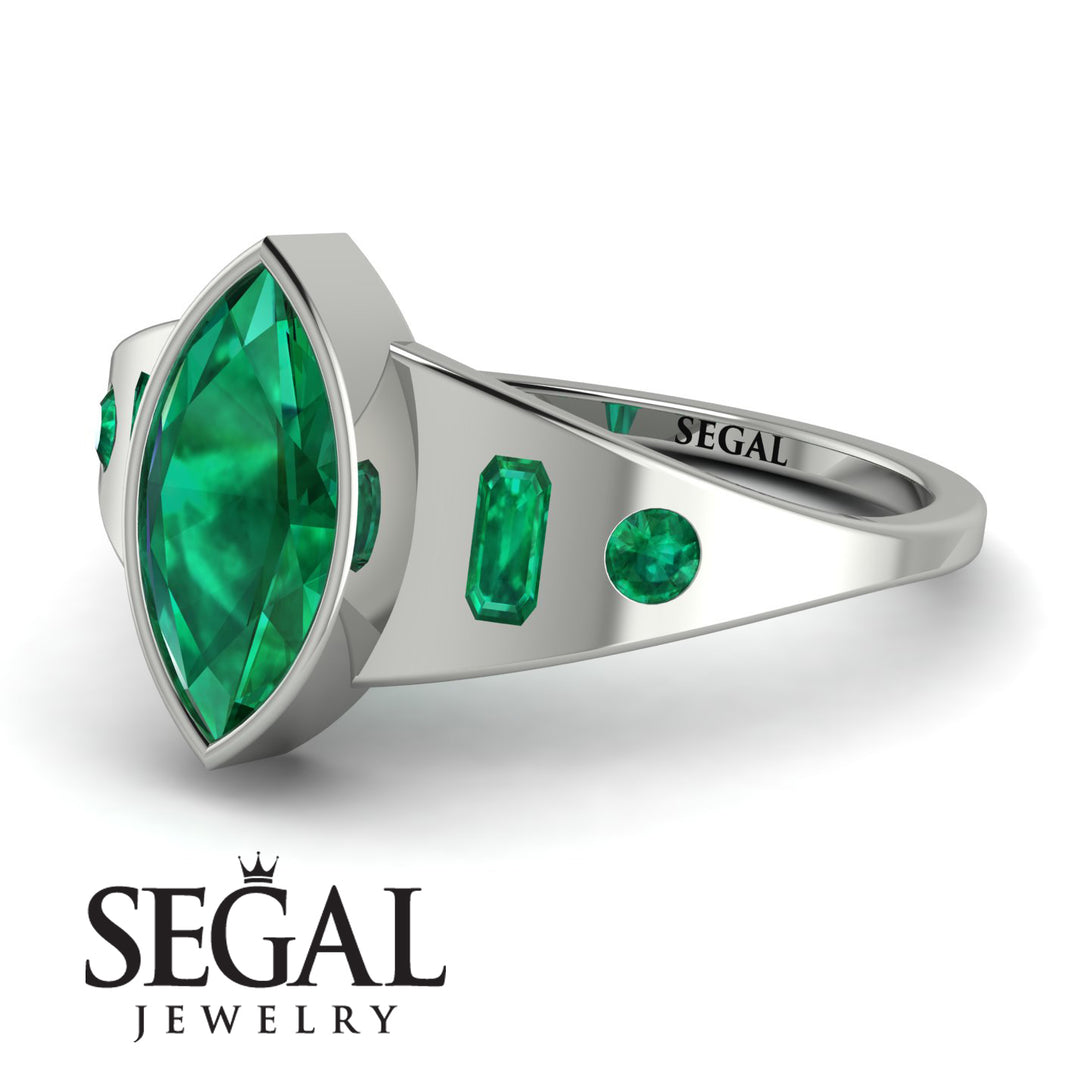 Marquise Bezel Diamond Ring - Juliana No. 21