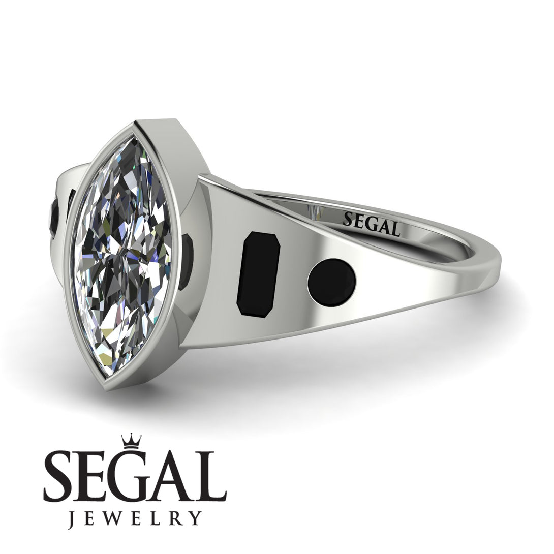 Marquise Bezel Diamond Ring - Juliana No. 33