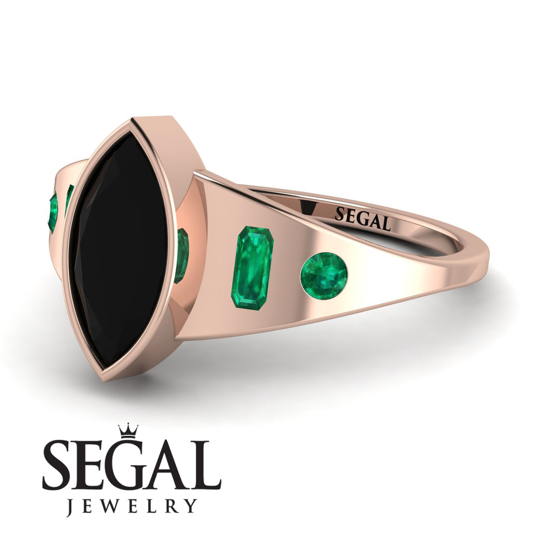 Marquise Bezel Diamond Ring - Juliana No. 23